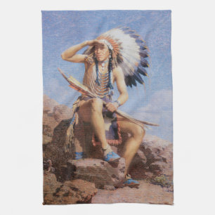 Linge De Cuisine Amérindien vintage, The Scout par Leigh