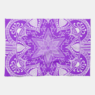 Linge De Cuisine Amethyst Mandala