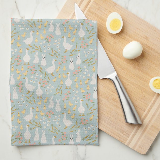 Linge De Cuisine Amis du printemps (Quart Plié)