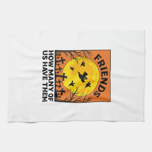 Linge De Cuisine Amis fantômes d'Halloween Drôle d'horreur vintage_
