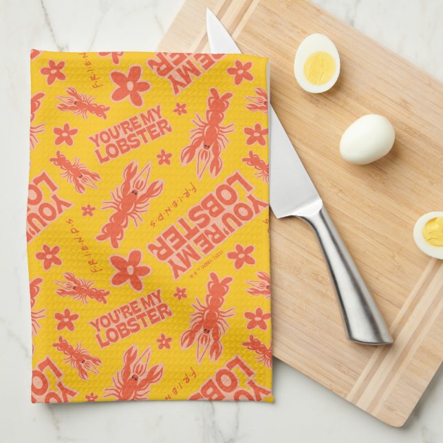 Linge De Cuisine AMIS™ | Vous êtes mon homard Motif vibrant (Quart Plié)