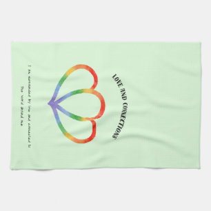 Linge De Cuisine Amour et connexion Affirmation positive