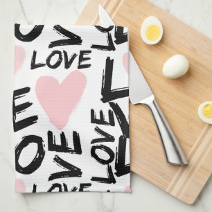 Linge De Cuisine Amour moderne