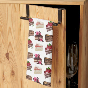 Linge De Cuisine Amoureux de gâteaux mignons motif de desserts