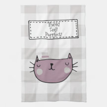 Amoureux des chats Whimsical Purrfect Buffalo Plai