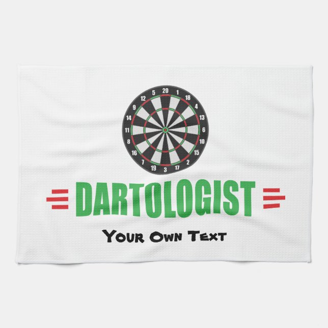 Linge De Cuisine Amoureux du jeu Dart (Horizontal)