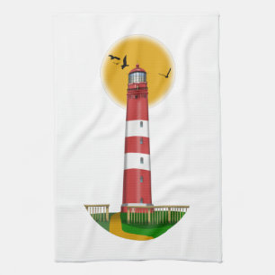 Linge De Cuisine Amrum Lighthouse Allemagne