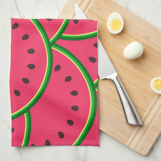 Linge De Cuisine Amusant motif de pastèque pour l'été coloré
