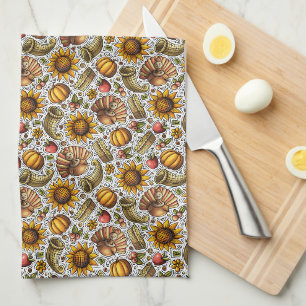 Linge De Cuisine Amusement de Thanksgiving
