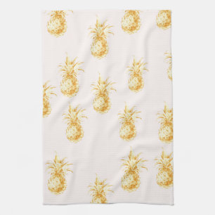 Linge De Cuisine Ananas Tropical Blush Gold