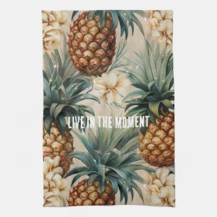 Linge De Cuisine Ananas tropicaux Floral