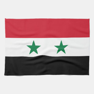 Linge De Cuisine Ancien drapeau de Syrie