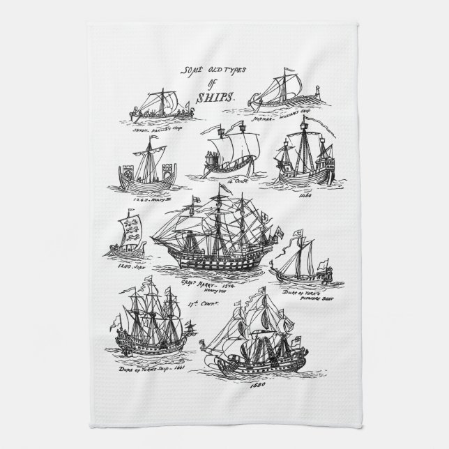 LINGE DE CUISINE ANCIEN NAVIRE (Vertical)