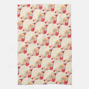 Linge De Cuisine Ange vintage/rétro de Valentine