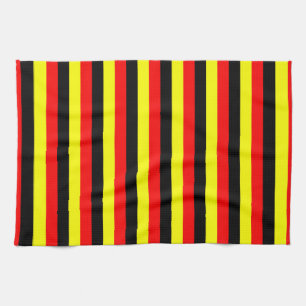 Linge De Cuisine angola belgique ouganda allemagne drapeau rayures