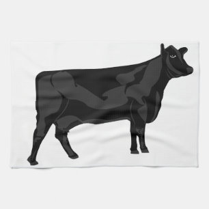 Linge De Cuisine Angus noir