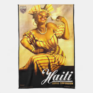 Linge De Cuisine Années 1950 Haïti Coffee Corporation