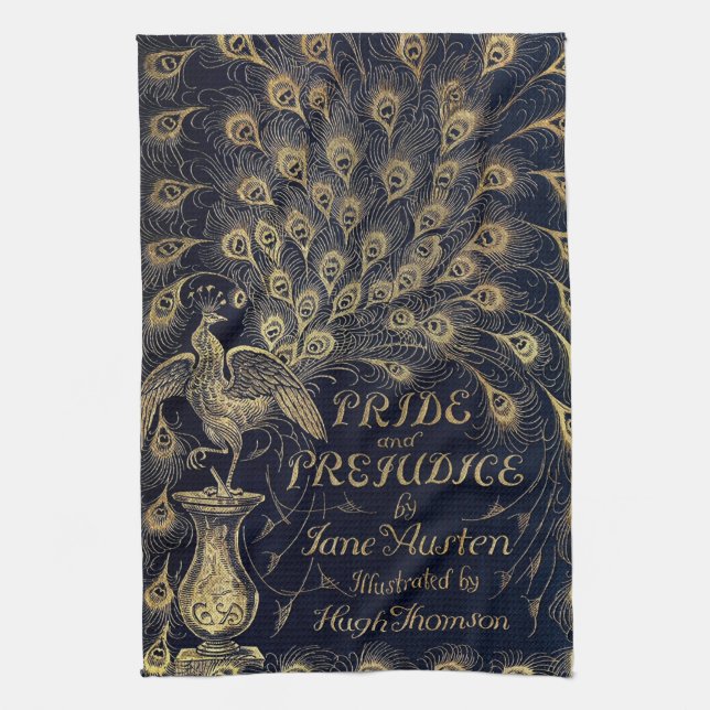 Linge De Cuisine Antique Jane Austen Fierté et préjugé Peacock (Vertical)