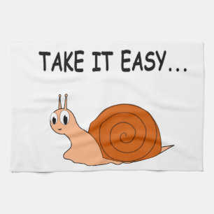 Linge De Cuisine Apportez-le facilement mignon escargot de dessin