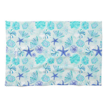 Aqua-bleu-turquoise couleur d'aquarelle coquille a