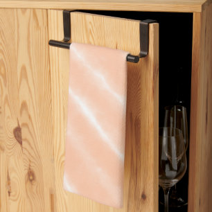 Linge De Cuisine Aquarelle couleur Fuzz Peach Motif Abstrait