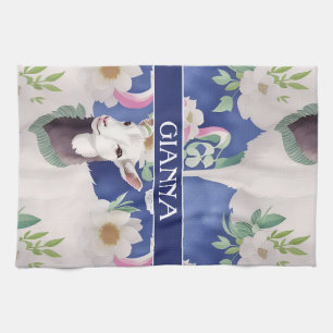 Linge De Cuisine Aquarelle de chèvre alpine Motif coloré