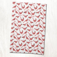 Aquarelle Festive Cardinal Bird
