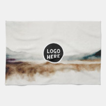 Aquarelle naturelle minimaliste Motif Abstrait