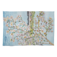 Aquarelle Painterly de Washington DC de fleurs de