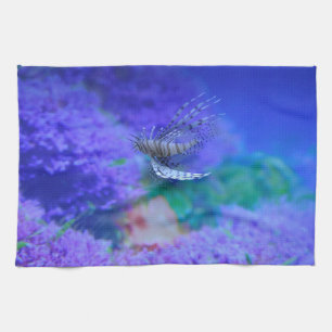 Linge De Cuisine Aquarium Poisson poisson violet Pterois Zebrafish
