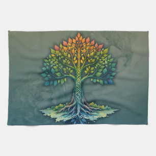 Linge De Cuisine Arbre de Vie Aube Changeante
