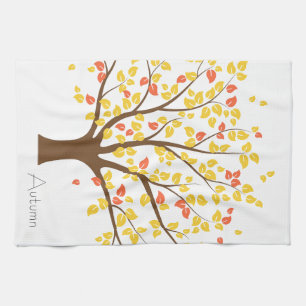 Linge De Cuisine Arbre d'or d'automne