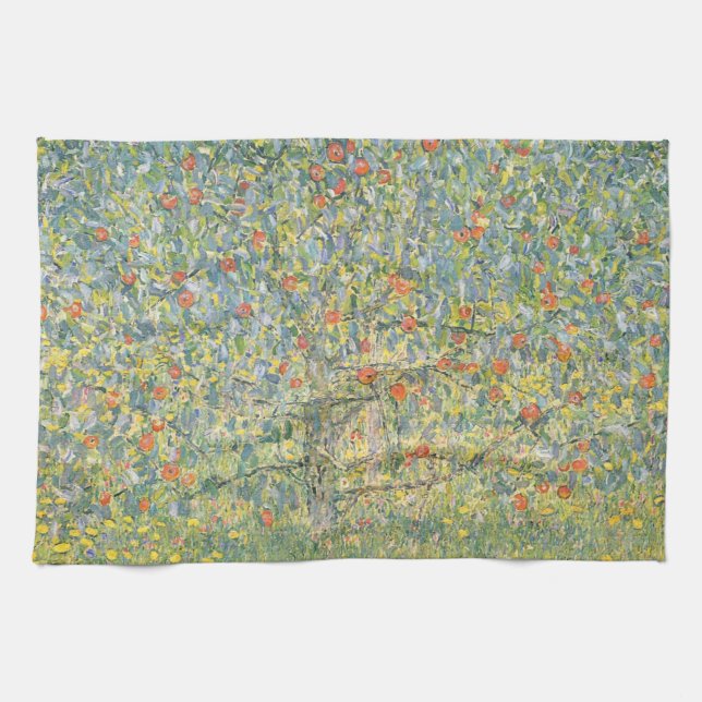 Linge De Cuisine Arbre pomme Gustav Klimt (Horizontal)