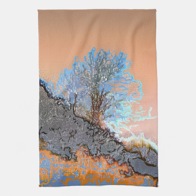 LINGE DE CUISINE ARBRES (Vertical)
