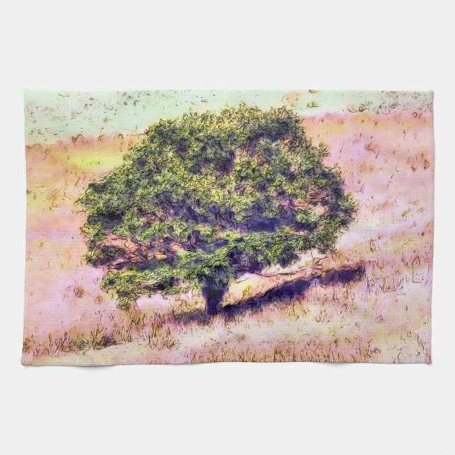 LINGE DE CUISINE ARBRES (Horizontal)