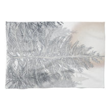 Arbres d'hiver et soleil, Noir et blanc givrés