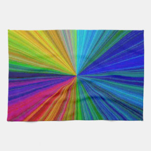 Linge De Cuisine Arc arc-en-ciel circulaire