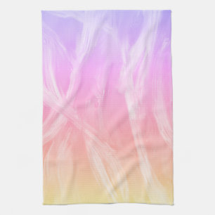 Linge De Cuisine Arc-en-ciel coloré Bruxelles Art Abstrait rose
