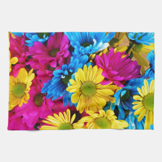 Linge De Cuisine Arc-en-ciel des marguerites