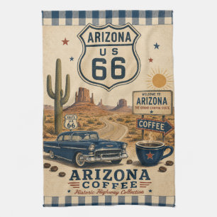 Linge De Cuisine Arizona Route 66 Désert Café Américain