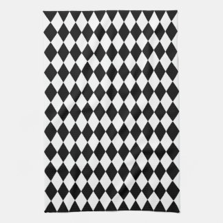 Linge De Cuisine Arlequin noir