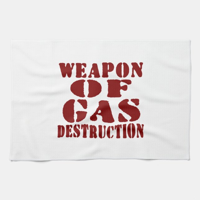Linge De Cuisine Arme De Destruction Du Gaz (Horizontal)
