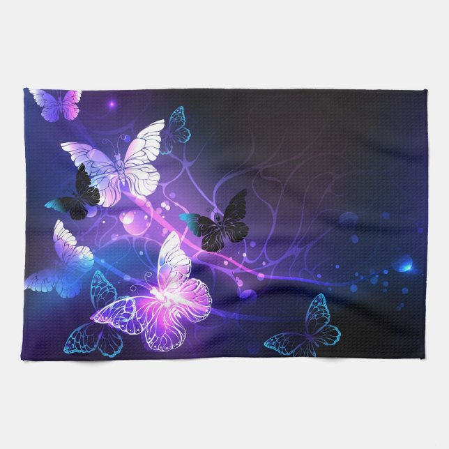 Linge De Cuisine Arrière - plan avec papillons de nuit (Horizontal)