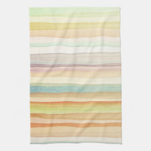 Linge De Cuisine Arrière - plan conçu d'art. Aquarelle utilisée