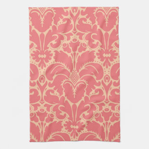 Linge De Cuisine arrière - plan damassé de style baroque
