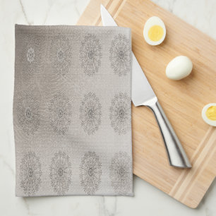 Linge De Cuisine Art à motifs floraux de plage de sable