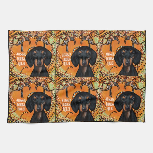 LINGE DE CUISINE ART AUSTRALIEN (Horizontal)