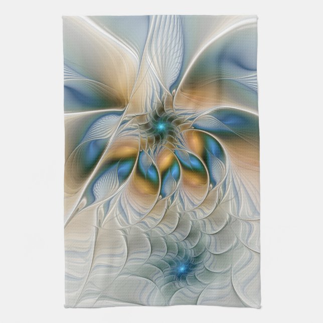 Linge De Cuisine Art Fractal De L'Imaginaire Abstrait En Plein Esso (Vertical)