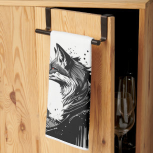 Linge De Cuisine Art Graphique Fox Wild Animal Nature Art