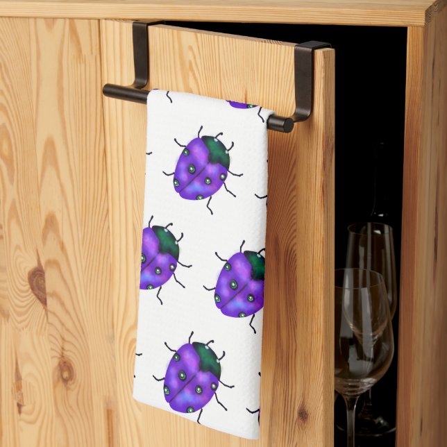 LINGE DE CUISINE ART LADYBUG (Pliage en tiers)